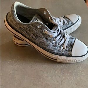 Grey mixed converse